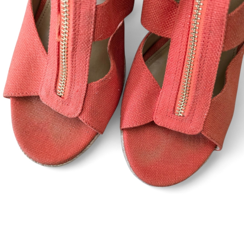 Michael Kors Damita Espadrille Platform Wedge Sandal Size 9.5 - Picture 4 of 10